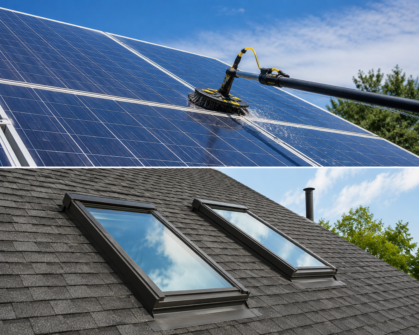 Skylights Cleaning Service